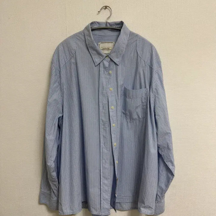 [SOLD OUT] 오버듀플레어 스트라이프 셔츠