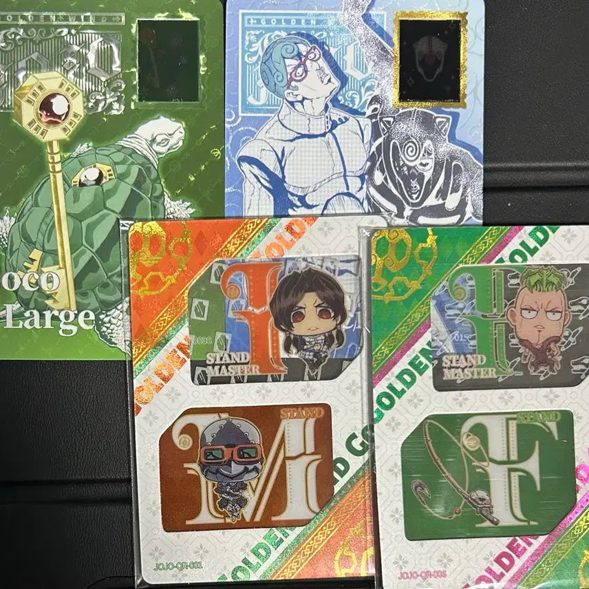 [SOLD OUT] 죠죠의 기묘한 모험 5부 중프샵 트레이딩 카드 일괄