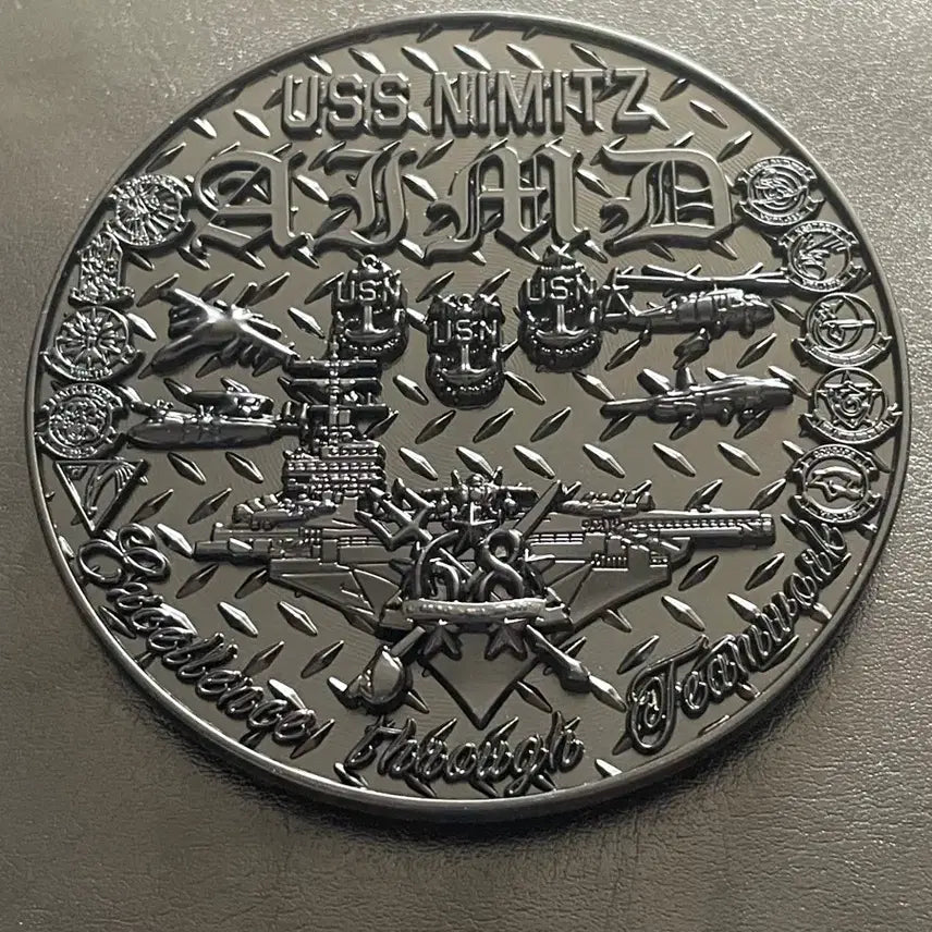 [BUNJANG] Military Coin U.S. Navy Aircraft Carrier / 군대코인, 항공모함, 미해군