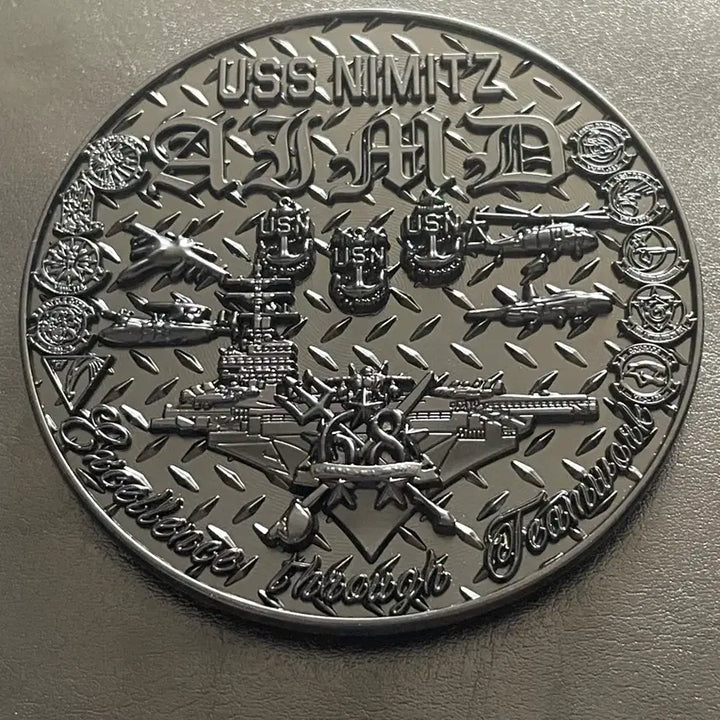 [BUNJANG] Military Coin U.S. Navy Aircraft Carrier / 군대코인, 항공모함, 미해군