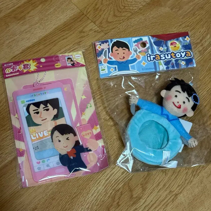 [BUNJANG] irasutoya Photocard Holder &amp; Can Badge/Doll Case Bundle Set / 이라스토야 irasutoya 포카 홀더 + 캔뱃지/인형 케이스 일괄