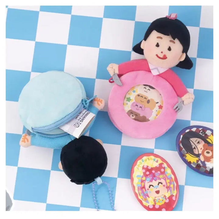 [BUNJANG] irasutoya Photocard Holder &amp; Can Badge/Doll Case Bundle Set / 이라스토야 irasutoya 포카 홀더 + 캔뱃지/인형 케이스 일괄