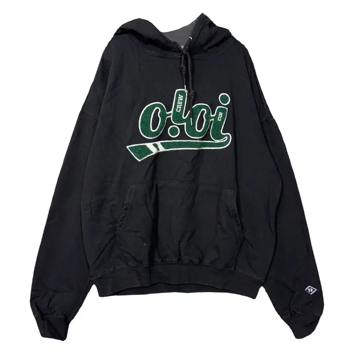 [BUNJANG] OIOI Logo Black Hoodie / OIOI 5252 로고 블랙 후드티 FREE