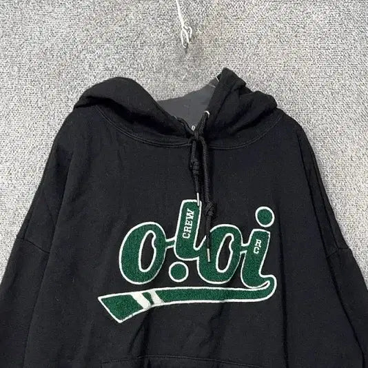 [BUNJANG] OIOI Logo Black Hoodie / OIOI 5252 로고 블랙 후드티 FREE
