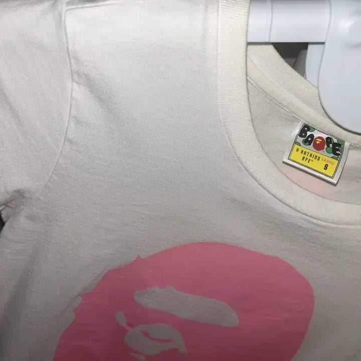 [BUNJANG] BAPE Pink Logo T-shirt / BAPE 베이프 티셔츠 핑크 로고
