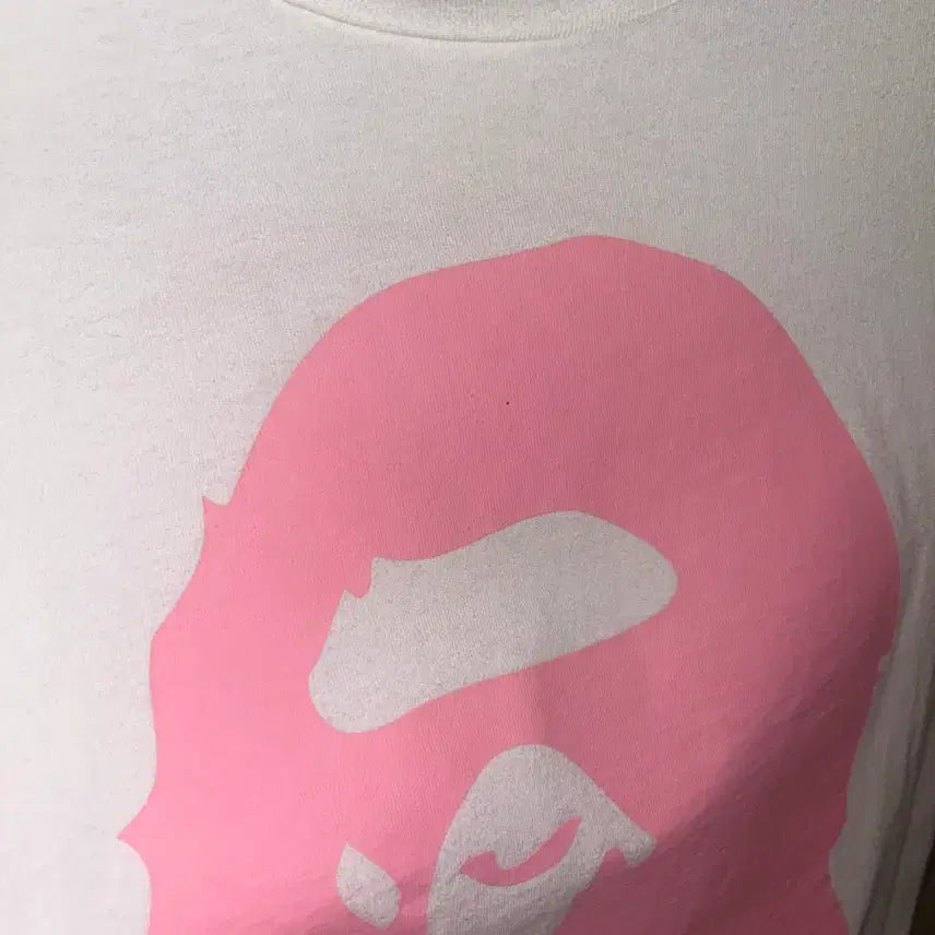 [BUNJANG] BAPE Pink Logo T-shirt / BAPE 베이프 티셔츠 핑크 로고