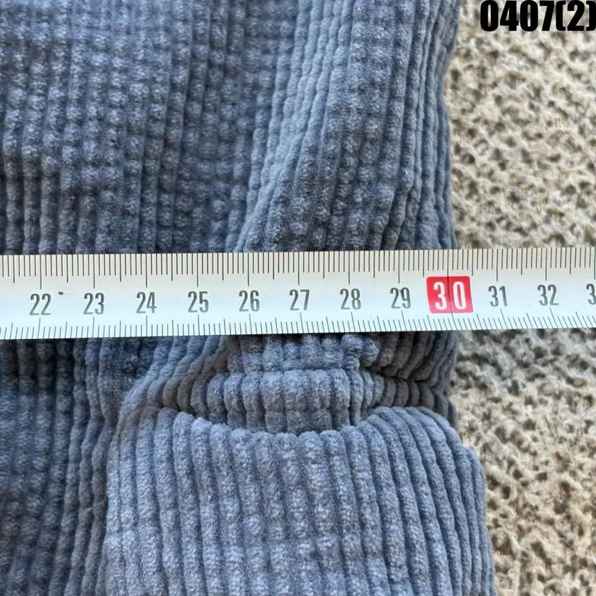 [BUNJANG] FOETO Navy Corduroy Cargo Wide Pants (M) / FOETO 네이비 코듀로이 카고 와이드 팬츠 M