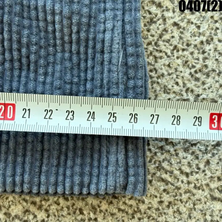 [BUNJANG] FOETO Navy Corduroy Cargo Wide Pants (M) / FOETO 네이비 코듀로이 카고 와이드 팬츠 M
