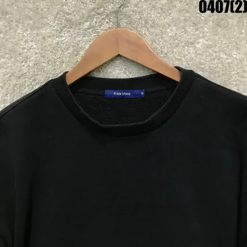 [BUNJANG] Frank Stone Black M Size Sweatshirt / Frank Stone 블랙 맨투맨 티셔츠 m