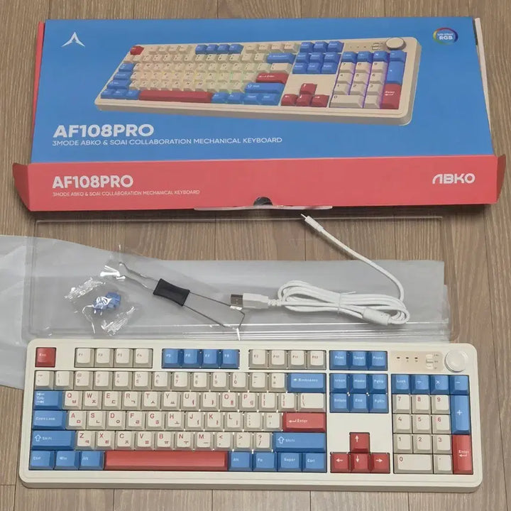 [BUNJANG] ABKO AF108PRO Keyboard (Collaboration Edition) / AF108PRO키보드