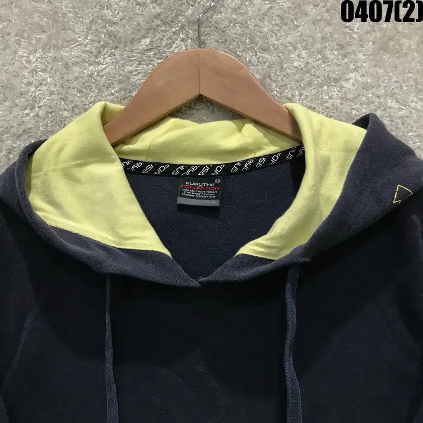 [BUNJANG] Fubu Navy Hoodie L / FUBUTHE COLLECTION 후부 네이비 후드티 L