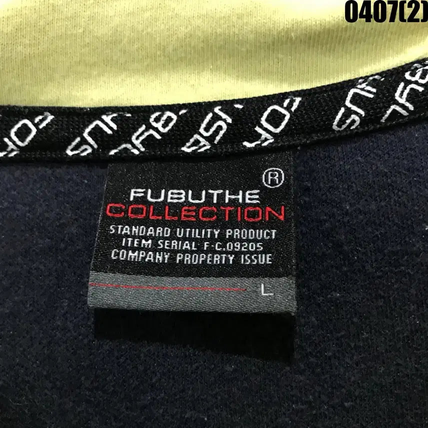 [BUNJANG] Fubu Navy Hoodie L / FUBUTHE COLLECTION 후부 네이비 후드티 L