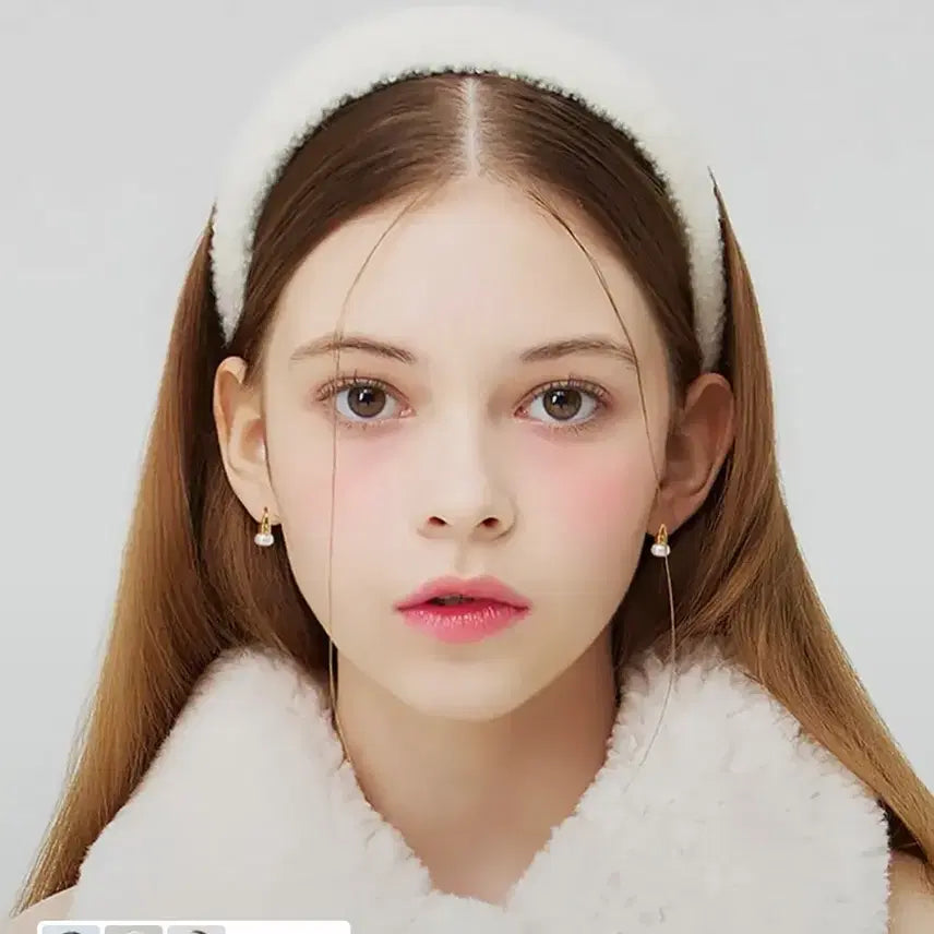 [BUNJANG] VVV Faux Fur Headband Hair Accessory / 브이브이브이 퍼 머리띠 vvv 무신사 헤어 악세사리 패션