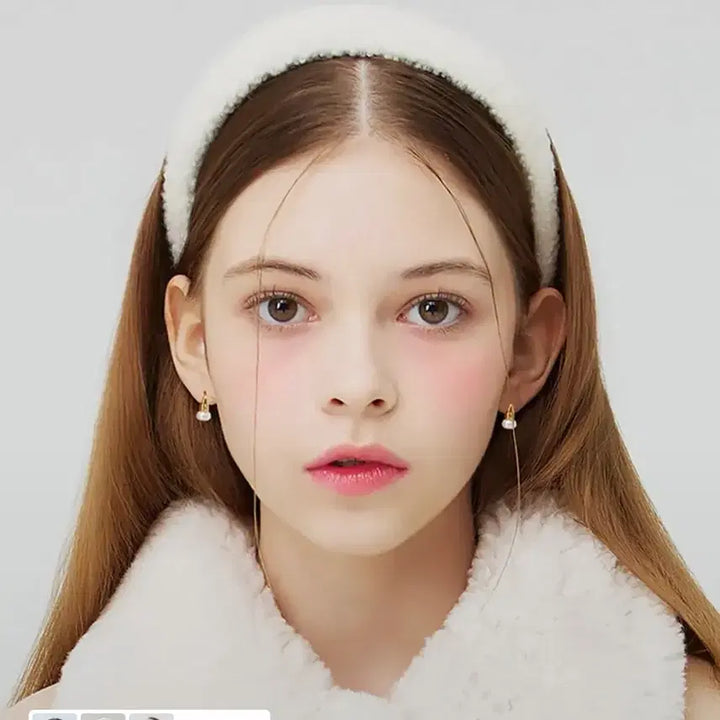 [BUNJANG] VVV Faux Fur Headband Hair Accessory / 브이브이브이 퍼 머리띠 vvv 무신사 헤어 악세사리 패션