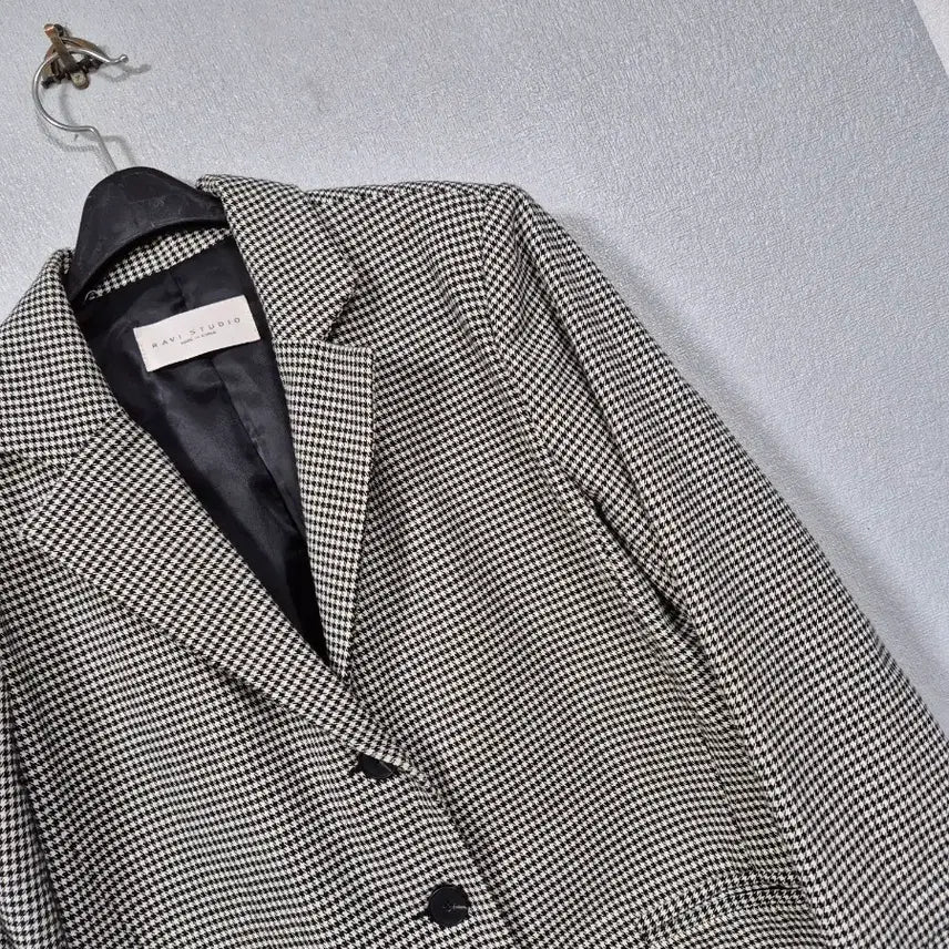 [BUNJANG] RAVI STUDIO Houndstooth Check Jacket / RAVI STUDIO 하운드투스 체크 자켓 66