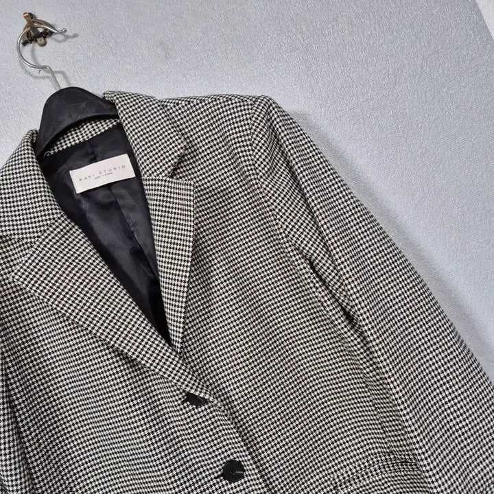 [BUNJANG] RAVI STUDIO Houndstooth Check Jacket / RAVI STUDIO 하운드투스 체크 자켓 66