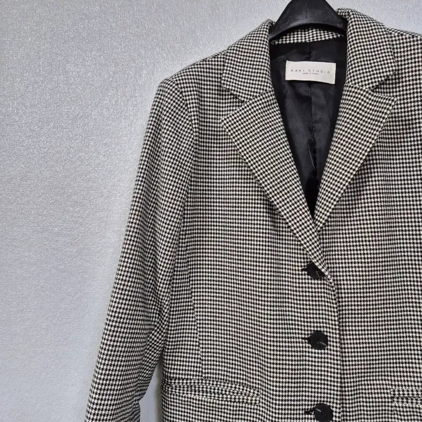 [BUNJANG] RAVI STUDIO Houndstooth Check Jacket / RAVI STUDIO 하운드투스 체크 자켓 66