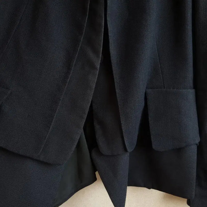 [BUNJANG] Time Navy Collarless Jacket / 한섬 타임 네이비 노카라 자켓