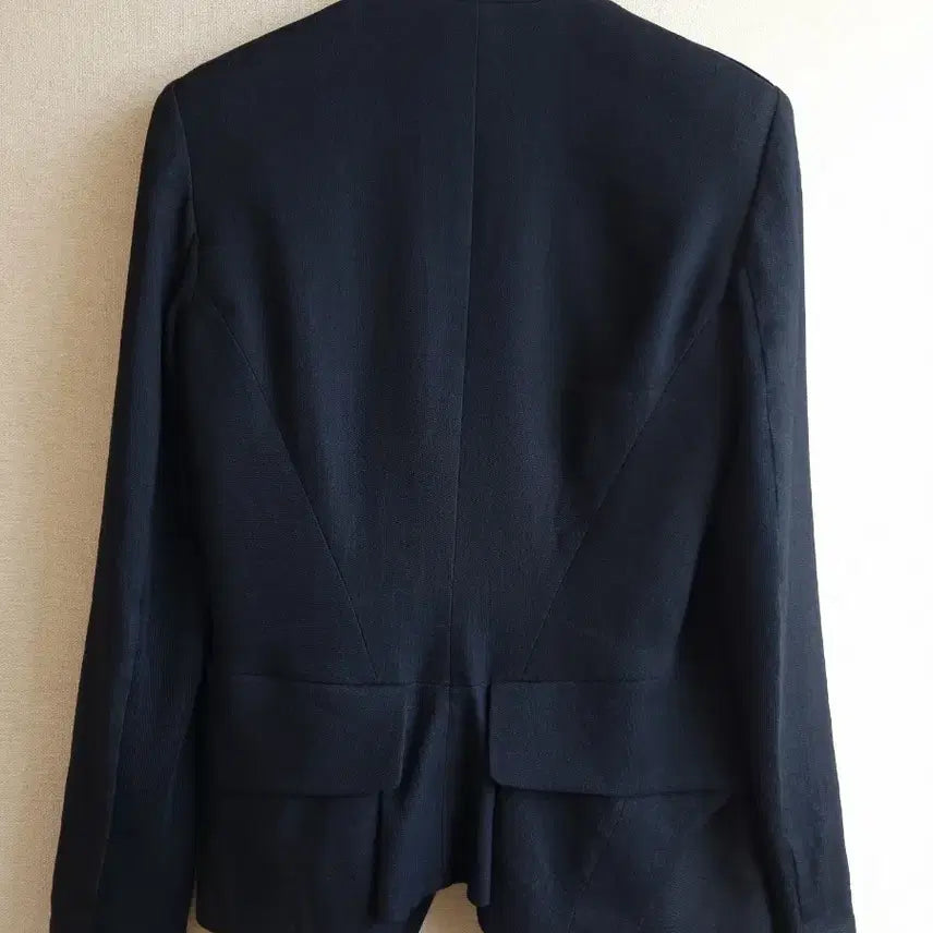 [BUNJANG] Time Navy Collarless Jacket / 한섬 타임 네이비 노카라 자켓
