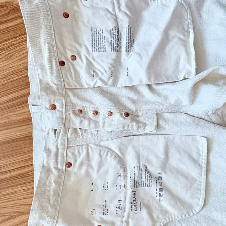 [BUNJANG] Blackhorse Lane E14 Ecru Jeans / Blackhorse Lane E14 에크루 진