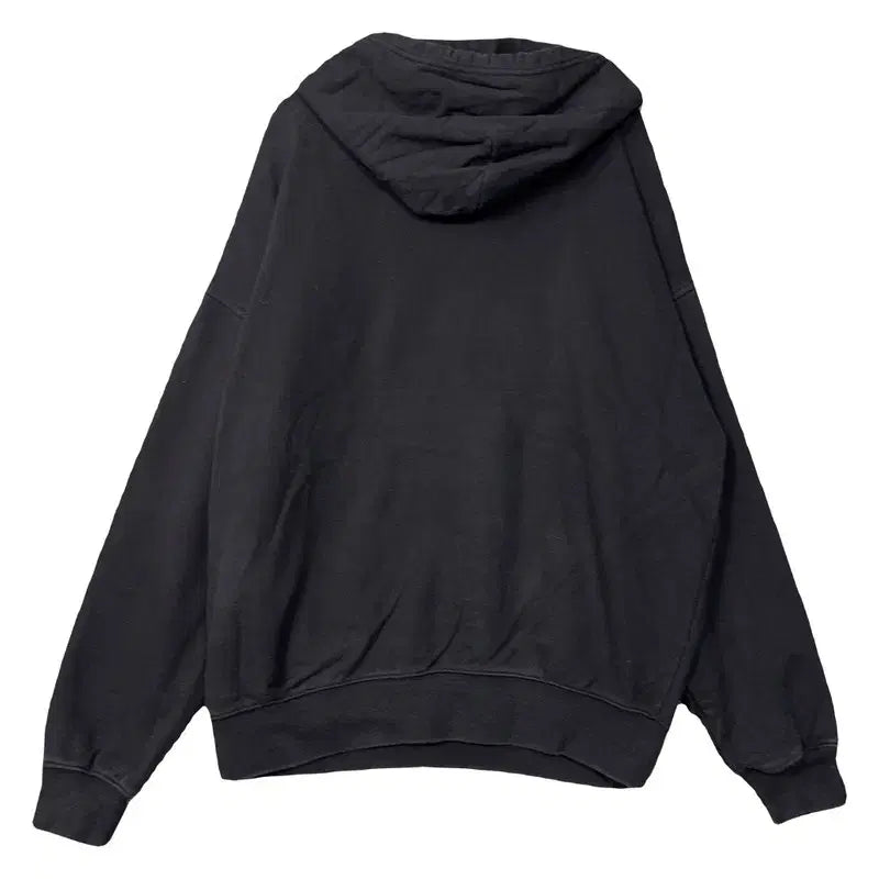[BUNJANG] OIOI Logo Embroidered Black Hoodie / OIOI 로고 자수 블랙 후드티 M