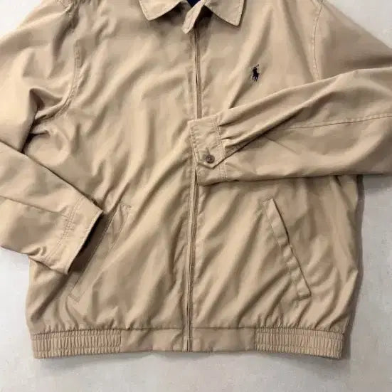 [BUNJANG] Polo Ralph Lauren Beige Harrington Jacket Size S / 폴로 랄프로렌 베이지색 자켓 s사이즈 바이스윙 바라쿠다 해링턴