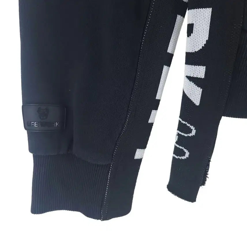 [BUNJANG] Life Work Black Asymmetric Sweatshirt / [여F]라이프워크 블랙 비대칭 스웻[63-077]/레이디블루