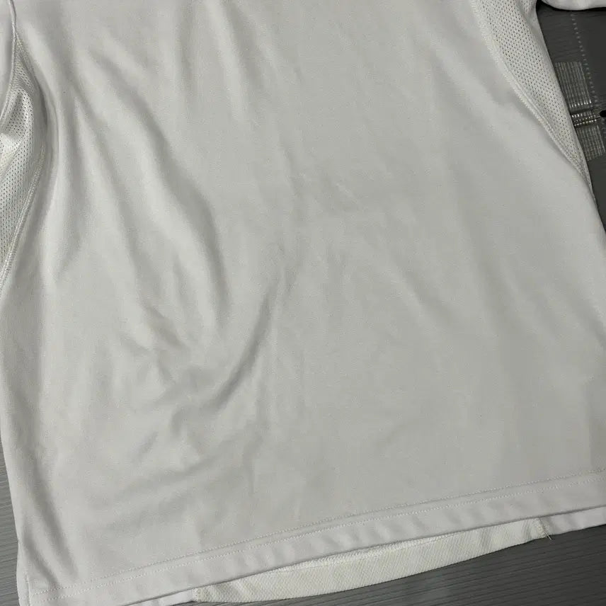 [BUNJANG] Adidas Logo Short Sleeve Polo Shirt (White) / 아디다스 로고 반팔 카라티 화이트 95