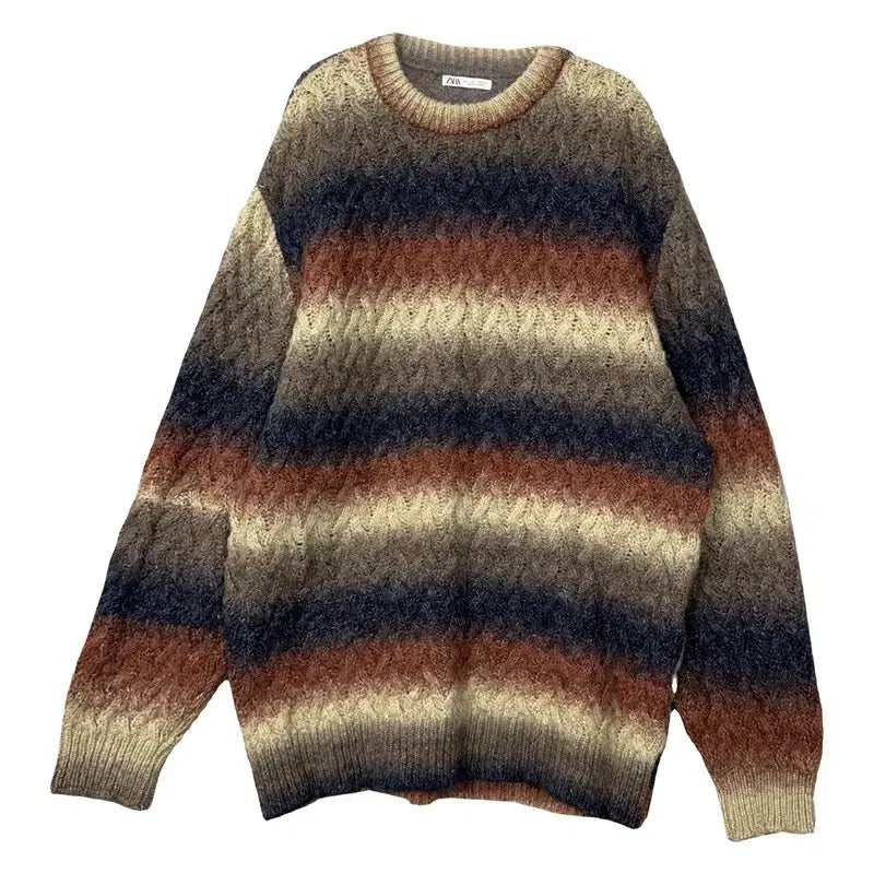 [BUNJANG] ZARA Vintage Pattern Knit L / 자라 빈티지 패턴 니트 L
