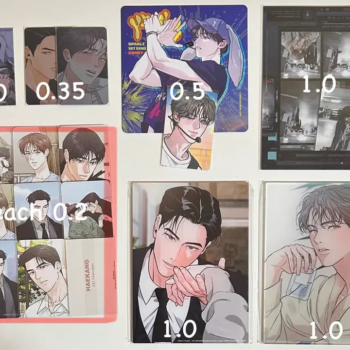 [SOLD OUT] 리미티드런 2023 특전 투명 엽서 모펀 네컷 방포 포카 아밝 레봄