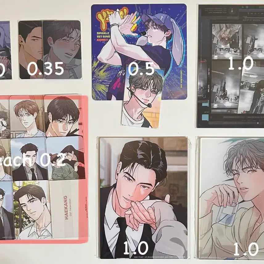 [SOLD OUT] 리미티드런 2023 특전 투명 엽서 모펀 네컷 방포 포카 아밝 레봄