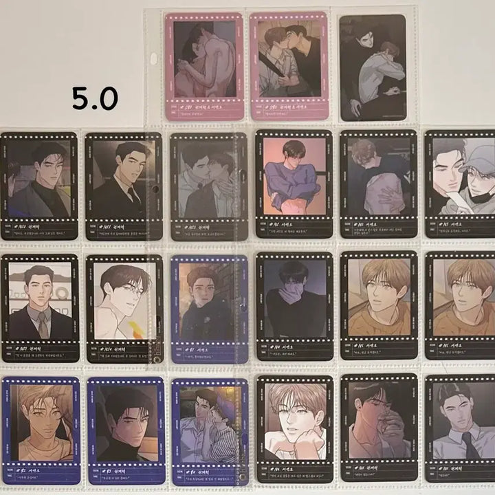 [SOLD OUT] 리미티드런 2023 특전 투명 엽서 모펀 네컷 방포 포카 아밝 레봄