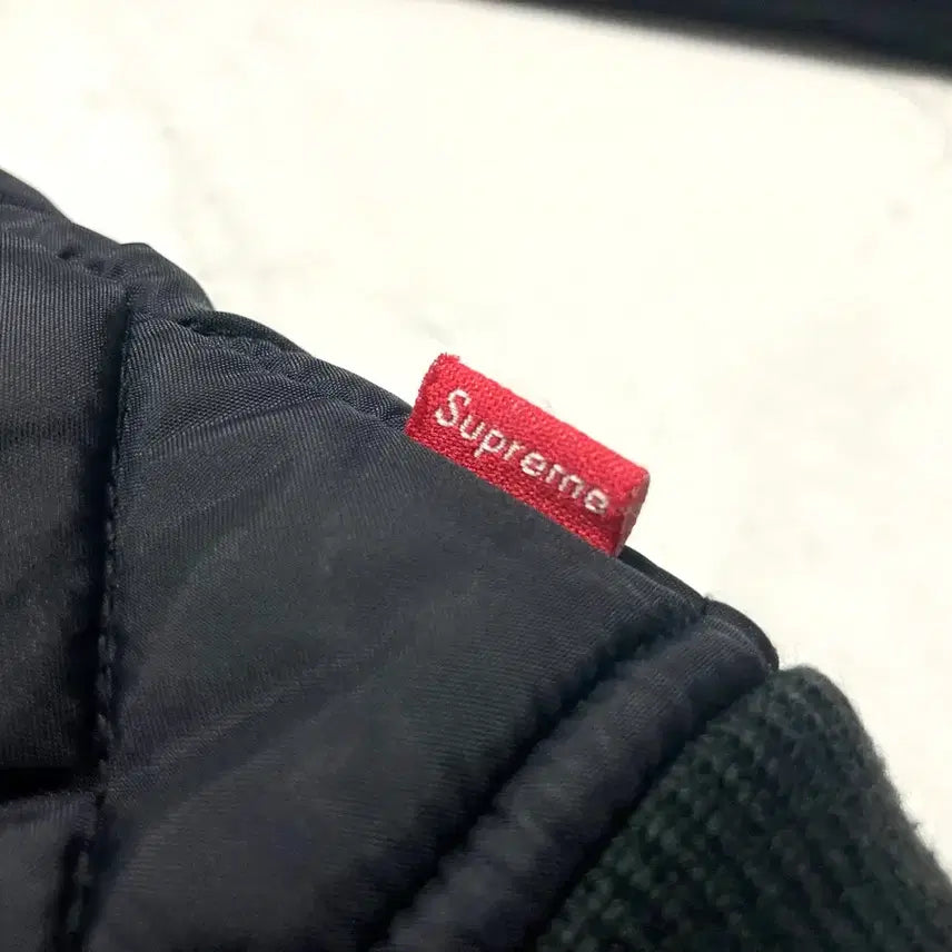 [BUNJANG] Supreme x Independent Quilted Hoodie Jacket / 슈프림x인디펜던트 15FW 퀼팅 후드 집업 자켓 L, 100-105