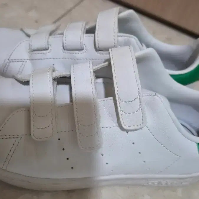 [BUNJANG] Adidas Stan Smith White/Green Sneakers / 아디다스 스탠스미스 흰/초 운동화