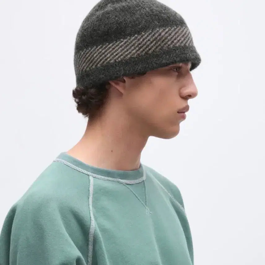 [BUNJANG] Kakis Mod Knit Hat Charcoal / 카키스 Mod Knit Hat 모드 니트 비니 햇 차콜