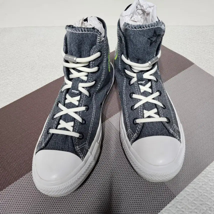 [BUNJANG] Converse All Star Denim High Top Sneakers / 컨버스 올스타 하이 데님. 컨버스 올스타 하이탑