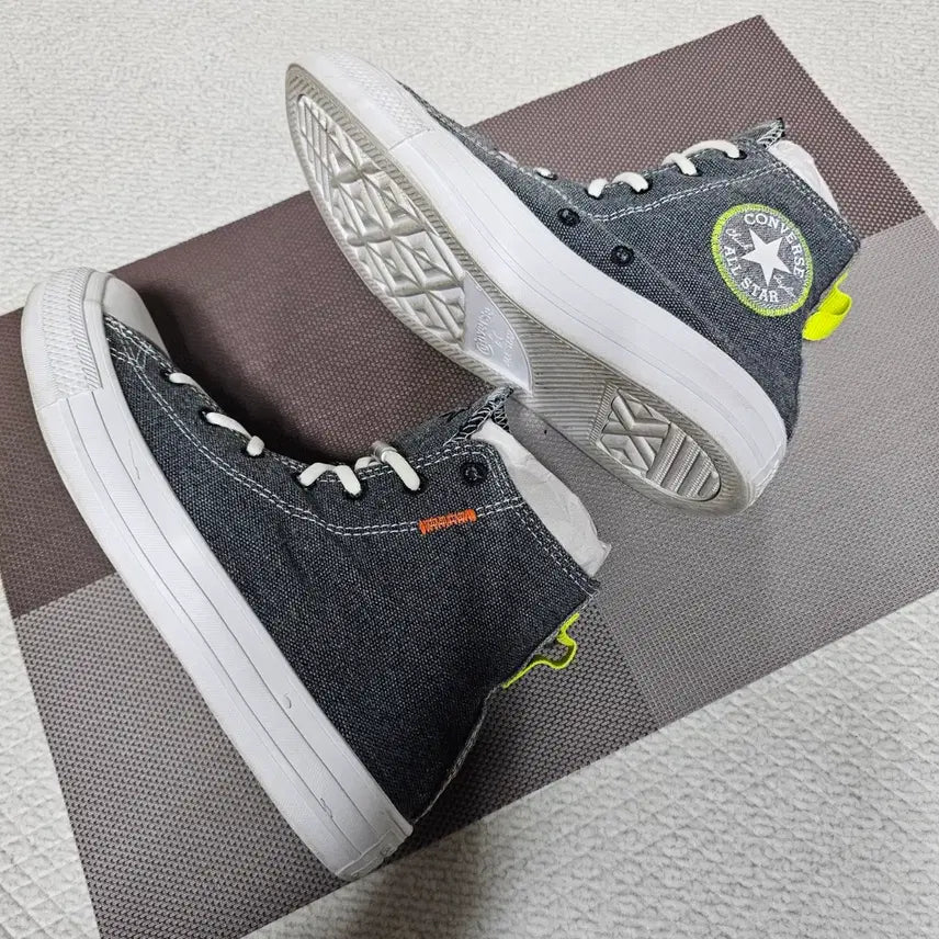 [BUNJANG] Converse All Star Denim High Top Sneakers / 컨버스 올스타 하이 데님. 컨버스 올스타 하이탑