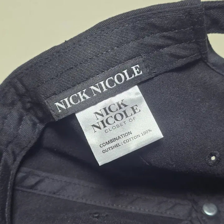 [BUNJANG] Nick&amp;Nicole Black Butterfly Embroidery Ball Cap / 닉앤니콜 블랙 나비 자수 볼캡 모자