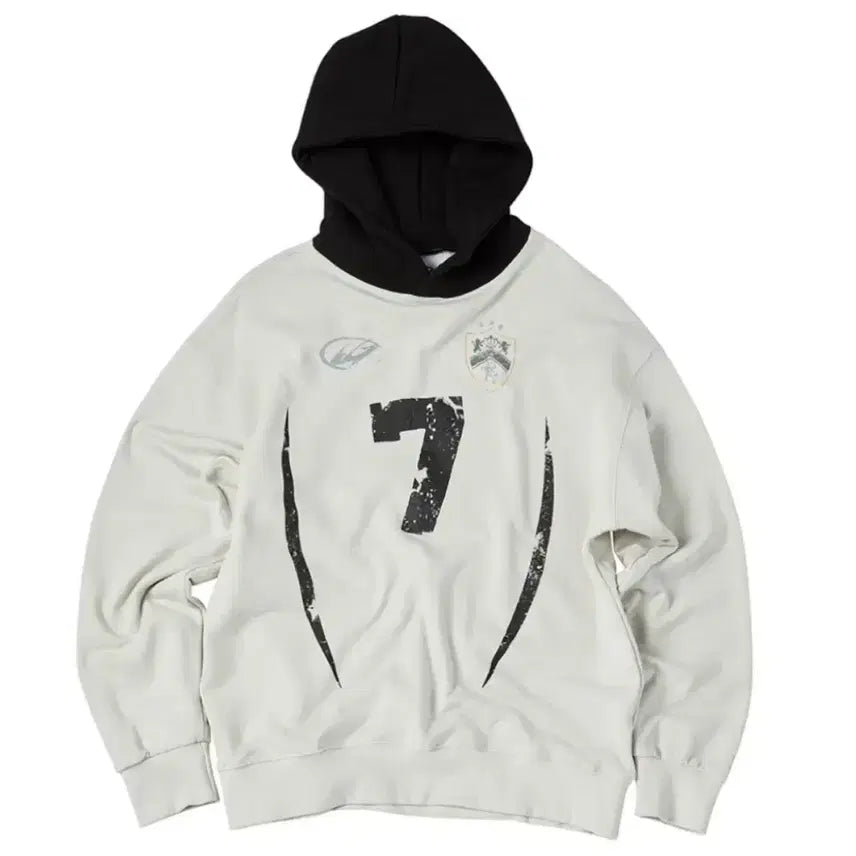 [BUNJANG] Travel Number 7 Hyeongjun Hoodie / 트래블 넘버세븐 믹스 후드티 크래비티 형준