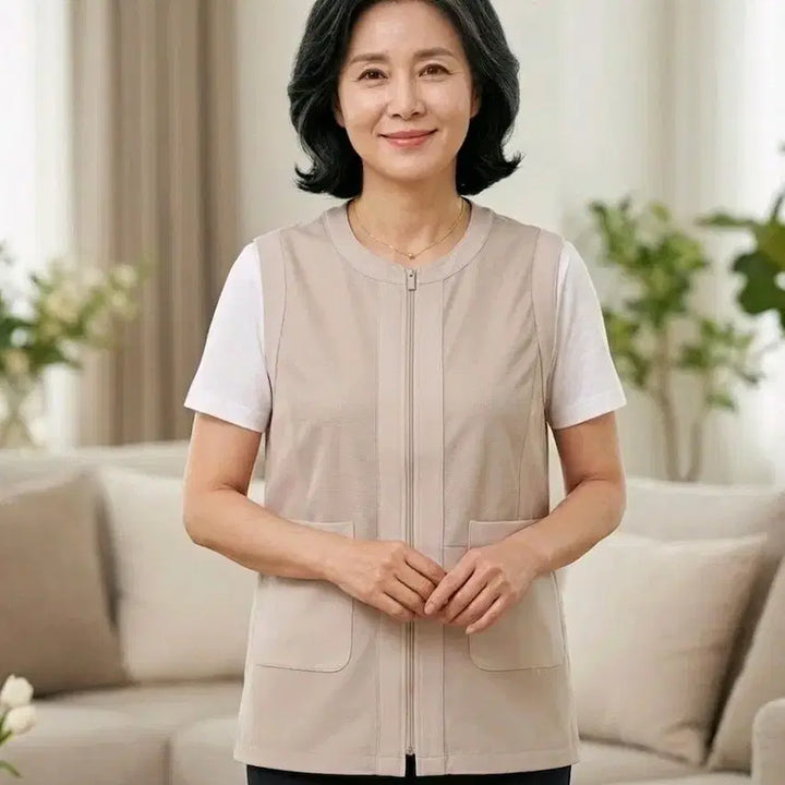 [BUNJANG] F.M.G Vest / (새상품)  F.M.G(by 후라밍고)  지퍼 베스트 조끼