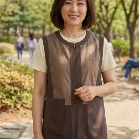 [BUNJANG] F.M.G Vest / (새상품)  F.M.G(by 후라밍고)  지퍼 베스트 조끼