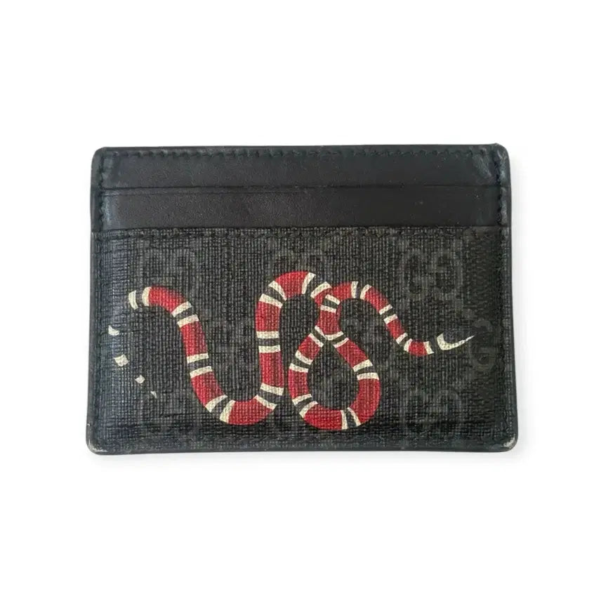 [SOLD OUT] 구찌 킹스네이크 카드지갑 블랙