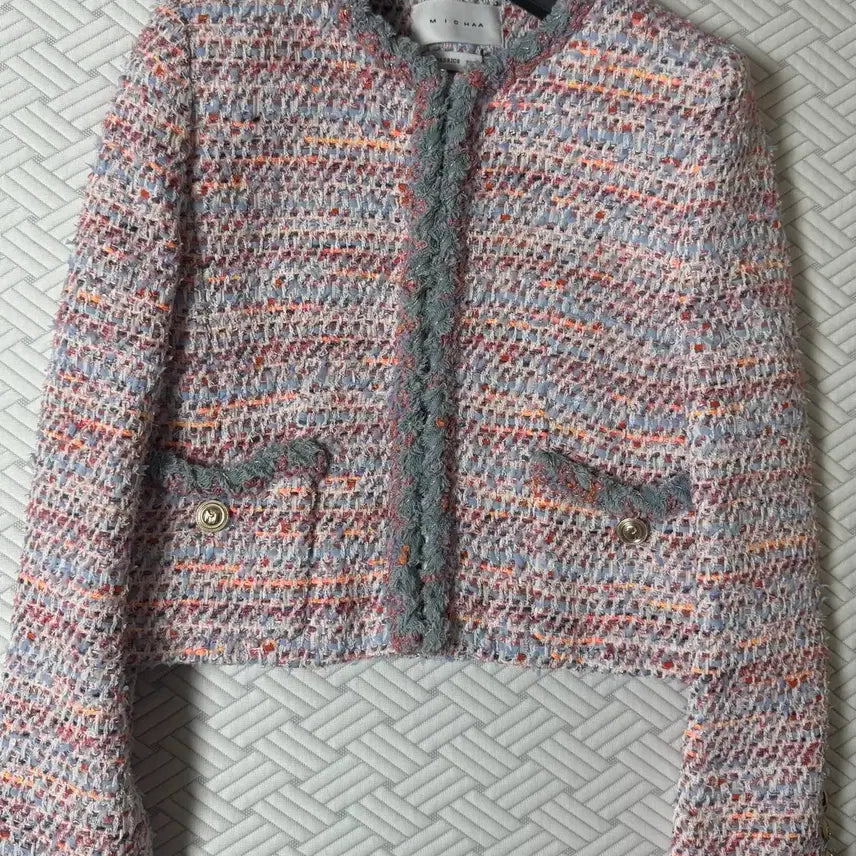 [BUNJANG] Michaa Song Hye Kyo Tweed Jacket / 미샤 michaa 송혜교 트위드 44사이즈 새상품