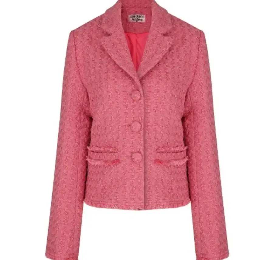 [BUNJANG] Margarine Fingers Candy Tweed Set / (급전)마가린핑거스 캔디 트위드 자켓 스커트 셋업