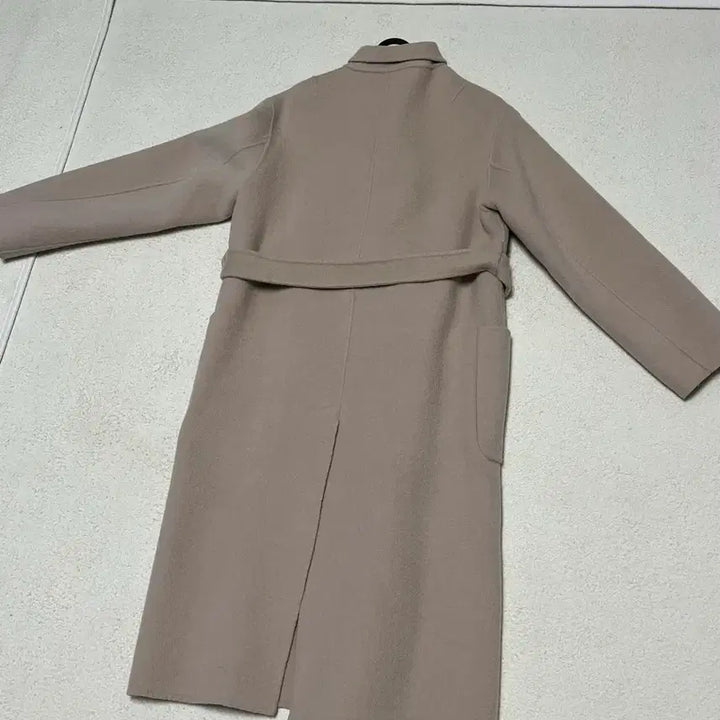 [BUNJANG] Pureuda Beige Wool Coat for Women / 퓨어다 베이지색 여성 울코트