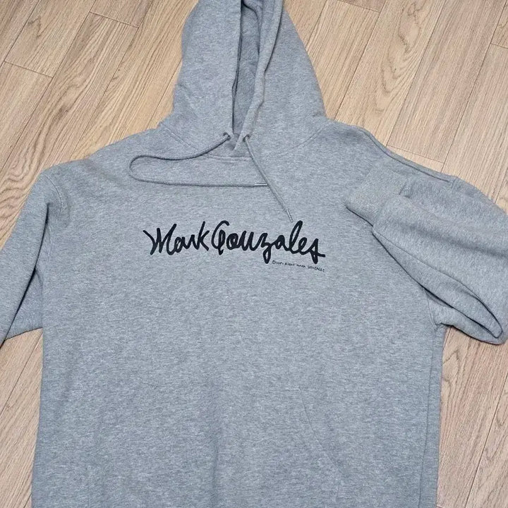 [BUNJANG] Mark Gonzales Gray Hoodie L / 마크곤잘레스 회색 후드티 L