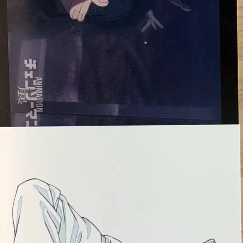[BUNJANG] Chainsaw Man Reze Edition Aki Angel Devil Film Keyring &amp; Postcard Set / 체인소맨 레제편 아키 천사의 악마 필름키링&amp;엽서 세트