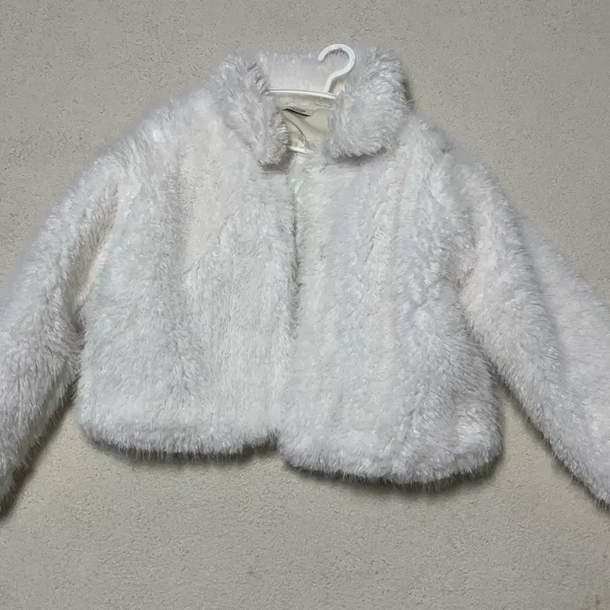 [BUNJANG] White Mink Fur Short Jacket / 흰색 밍크 퍼 숏 자켓
