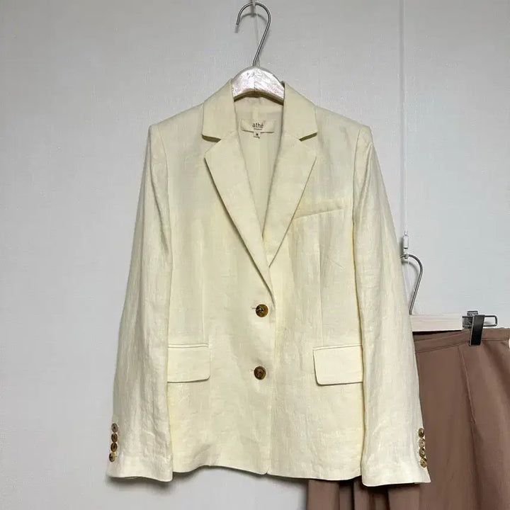 [BUNJANG] Atelier Linen Herringbone Two-Button Jacket / 아떼 린넨 헤링본 투버튼 자켓