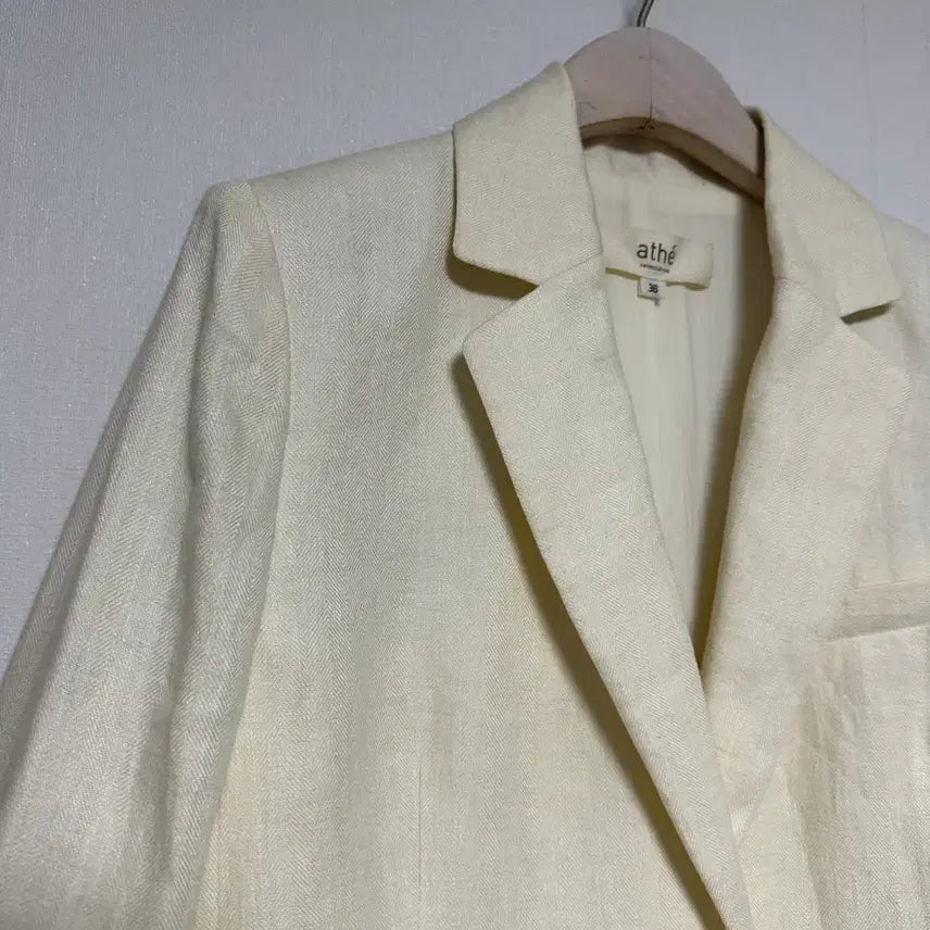 [BUNJANG] Atelier Linen Herringbone Two-Button Jacket / 아떼 린넨 헤링본 투버튼 자켓